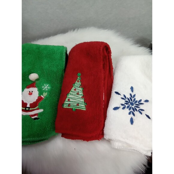 christmas tree candle holder With 3‎ Holiday Towels - Picture 5 of 7